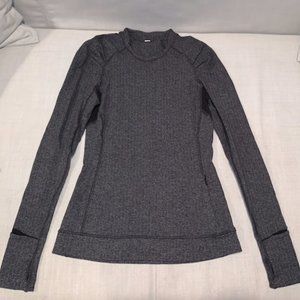 Lululemon grey and black longsleeve top